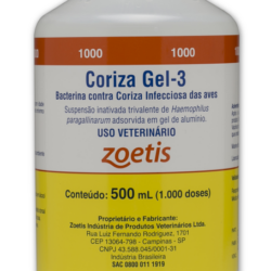 Vacina fracionada coriza gel aves  zoetis  100 doses